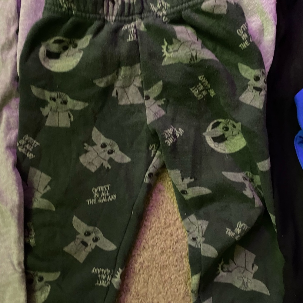 👶🏼Toddler Pants (Bundle of 7) with Free Paw Patrol PJ set sz 18-24months & 2T - Picture 4 of 12